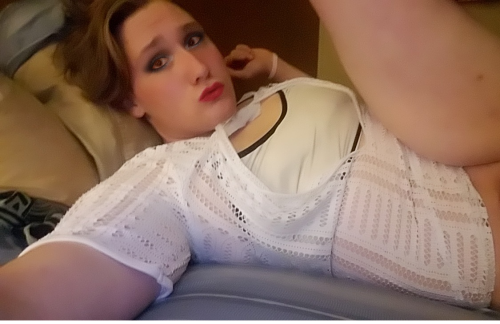 Here is another photo  of my sexy Sissy GF Karessa.  She is so pretty  She loves bein