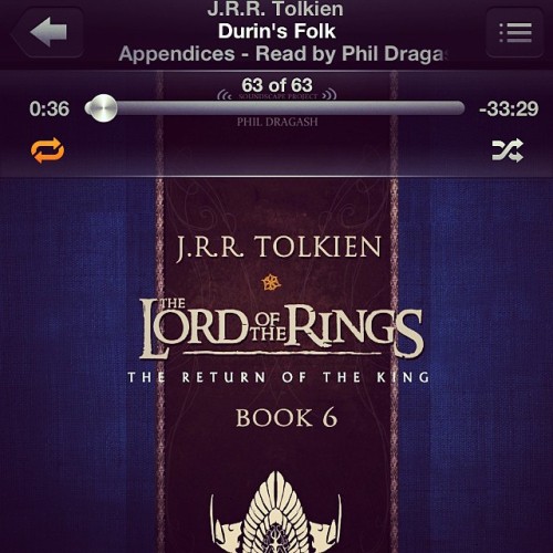 And you thought I was done&hellip; X3 #nowlistening #appendices #durinsfolk #thehobbit #jrrtolki