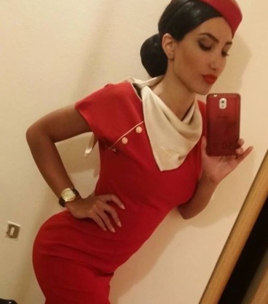 winged-perfection:  Ioli- hot beautiful hosty from Ellinair