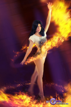 Fire PriestessRei Hino from Sailor Moon shot