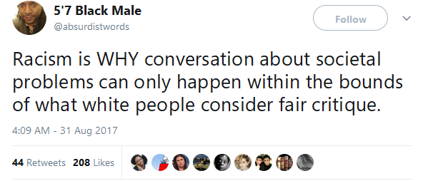 black-to-the-bones: Racism is the reason. 