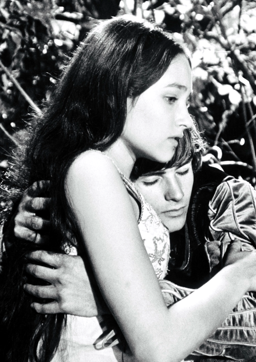 silverscene:Olivia Hussey and Leonard Whiting in ‘Romeo And Juliet’, 1968