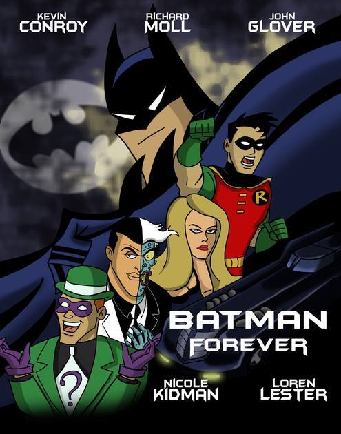 deviantart:  Posters by ~E-Bolo  kerainen: Batman animated poster movies Art by E-Bolo