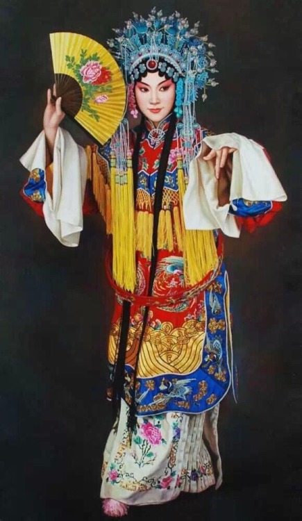 changan-moon:Beijing opera | Jingju | 京剧    by Chinese artist 姜迎久Jiang Yingjiu