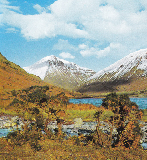 plant-scans:Wastwater, Great Gable and Lingmell, The Lake District, 1972