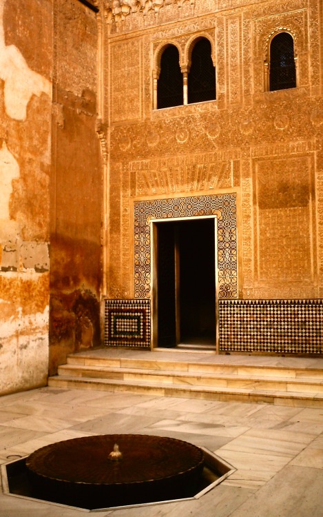 Interior Patio, Alhambra, Granada, Spain, 1983.
