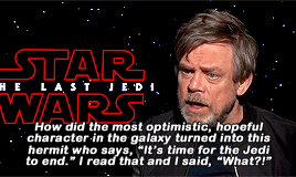 chrsevans:  I said to Rian: Jedis don’t give up. But, if he [Luke] made a mistake,