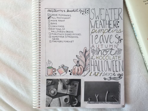 studibliss:2:29pm//With October just starting I decided to create an autumn bucket-list! I just adde