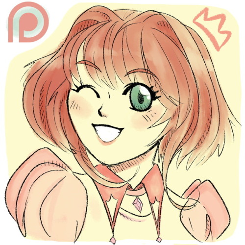 toniic: A little Card Captor Sakura drawing I did for my Patreon in June!  I tried to emulate t