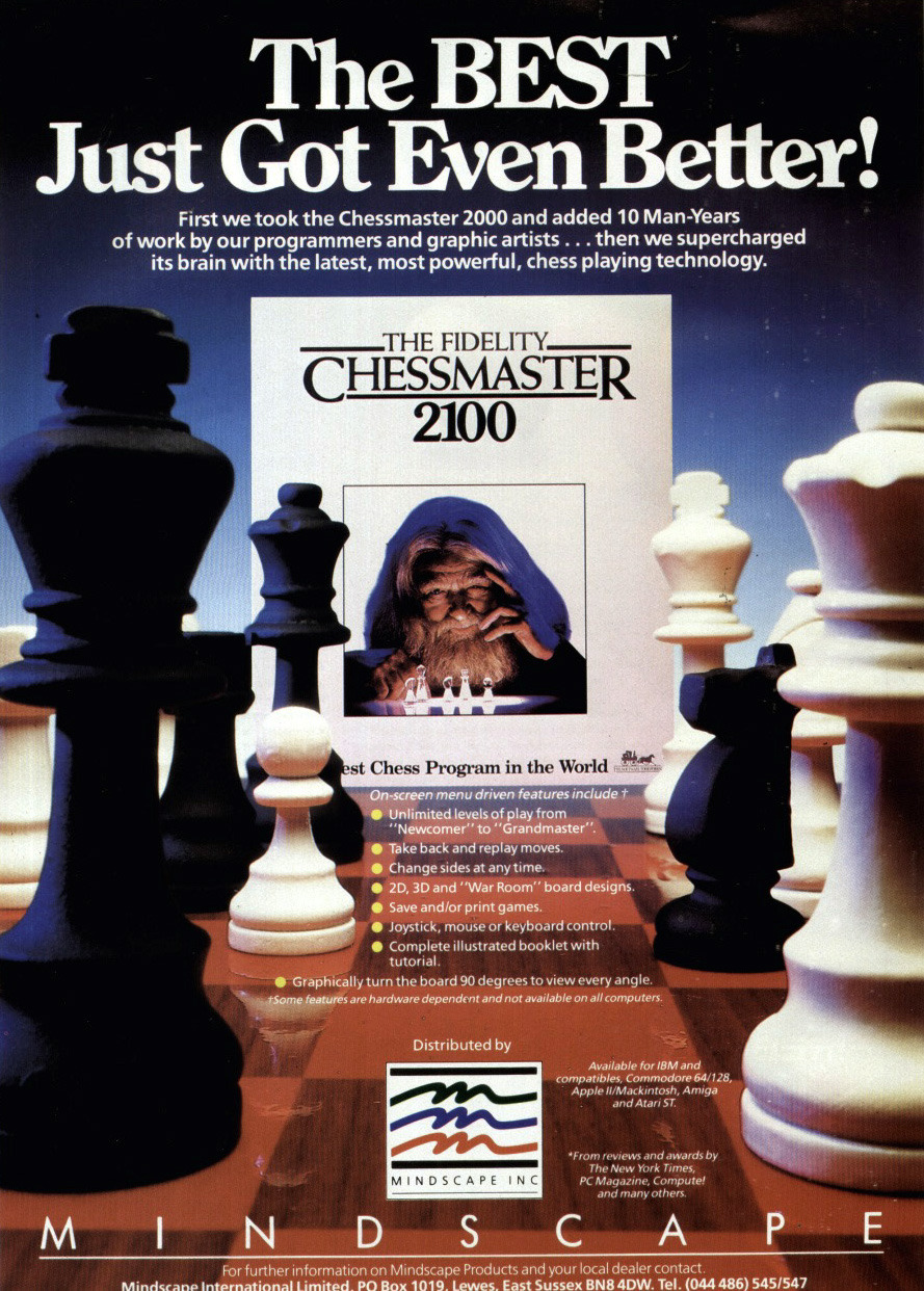 Commodore 64/128 Old Computer Chess Game Collection - Fidelity