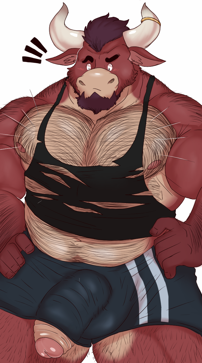 jj-party-nsfw: Body too Big? Or Clothes too Small? Commission for my good buddy @broodingboar