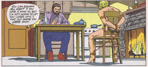 boundhung:  Aquaman as a captured teen in his origin story (tied, spread and starkers). How did this scene end up in a DC comic?