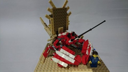 damnwyverngems - Daimyo Hermitaur LEGO x 五月は鯉のぼり