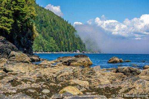 7.7.2014 - day 5 on the West Coast Trail - the last bit of trail at the water if absolutely stunning