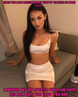tsissybarbie:  OMG thank you so much❤️ I’m going to make him cum all over my face 👅