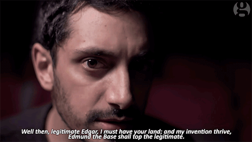henryclervals:Riz Ahmed giving Edmund’s ‘Stand up for bastards’ speech from King Lear (Act I, Scene 