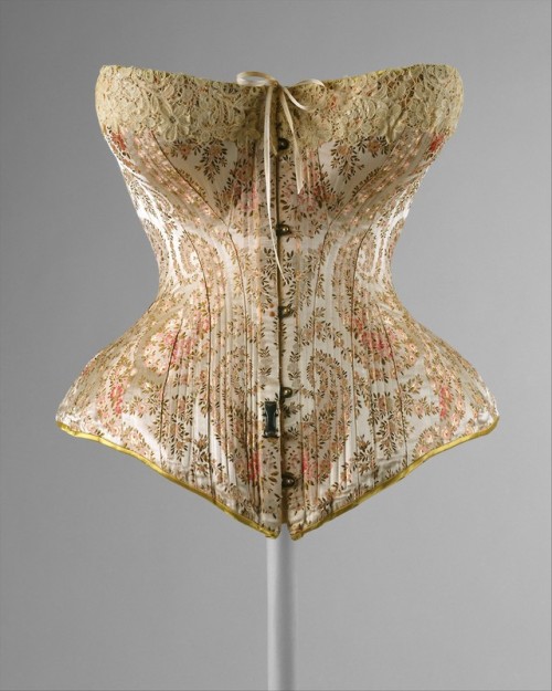 omgthatdress:CorsetMaison Léoty, 1891The Metropolitan Museum of Art