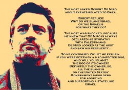 herepalestine:  I acknowledge that De Niro