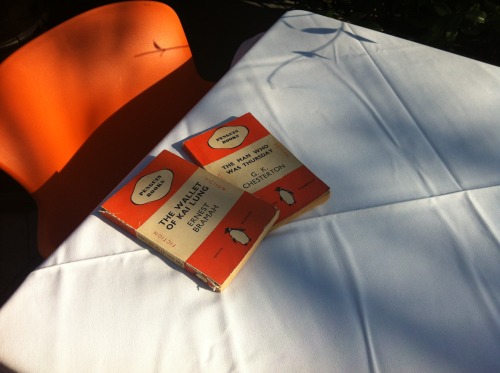 macrolit:Found a couple original Penguin orange editions in Mountain View yesterday. :)&ldquo;And if