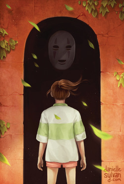 daniellesylvan: Spirited Away will always be one of my favorite movies of all time.  Prints available on Etsy and Storenvy. 