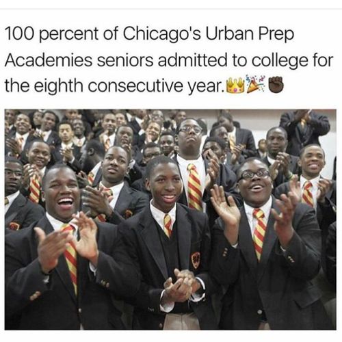 blackbeardedmen:  This chicago school is black excellence! Follow @mediablackoutusa my favorite page for black positivity @mediablackoutusa