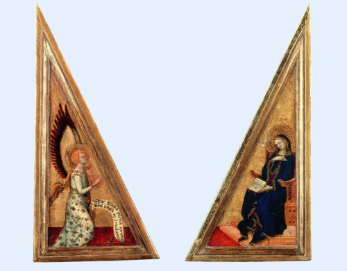 Annunciation by Matteo Giovannetti, 1345