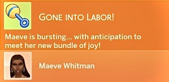 Michael Doing Whatever He Can To Make Maeve Comfy In Labor,
