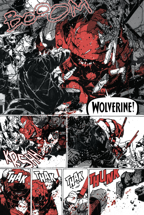 why-i-love-comics:Wolverine: Black, White, &amp; Blood #3 - “Burn” (2021)written by Donny Catesart b