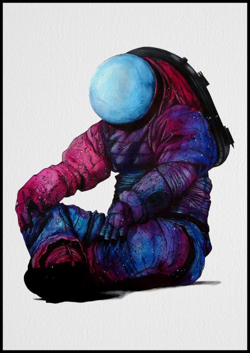 fer1972:  To the Stars and Beyond: Space Suit Illustrations by Hernan Chavar  