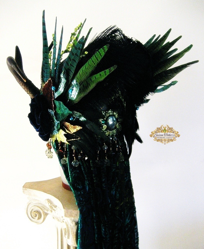 COVEN QUEEN * Ritual Horn Headdress * Created with... - Susan Tooker's ...