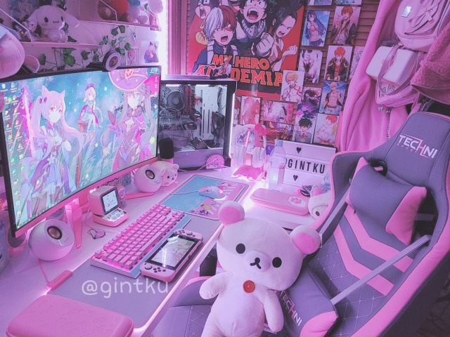 Featured image of post Pink Anime Setup You can also upload and share your favorite pink anime desktop pink anime desktop wallpapers