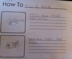 PAY ATTENTION! My little sister gonna teach you fools how to read a book! Step-by-step. The last one is the most important.