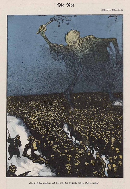 Wilhelm Schulz (1865-1952), ‘The Misery’, 1908