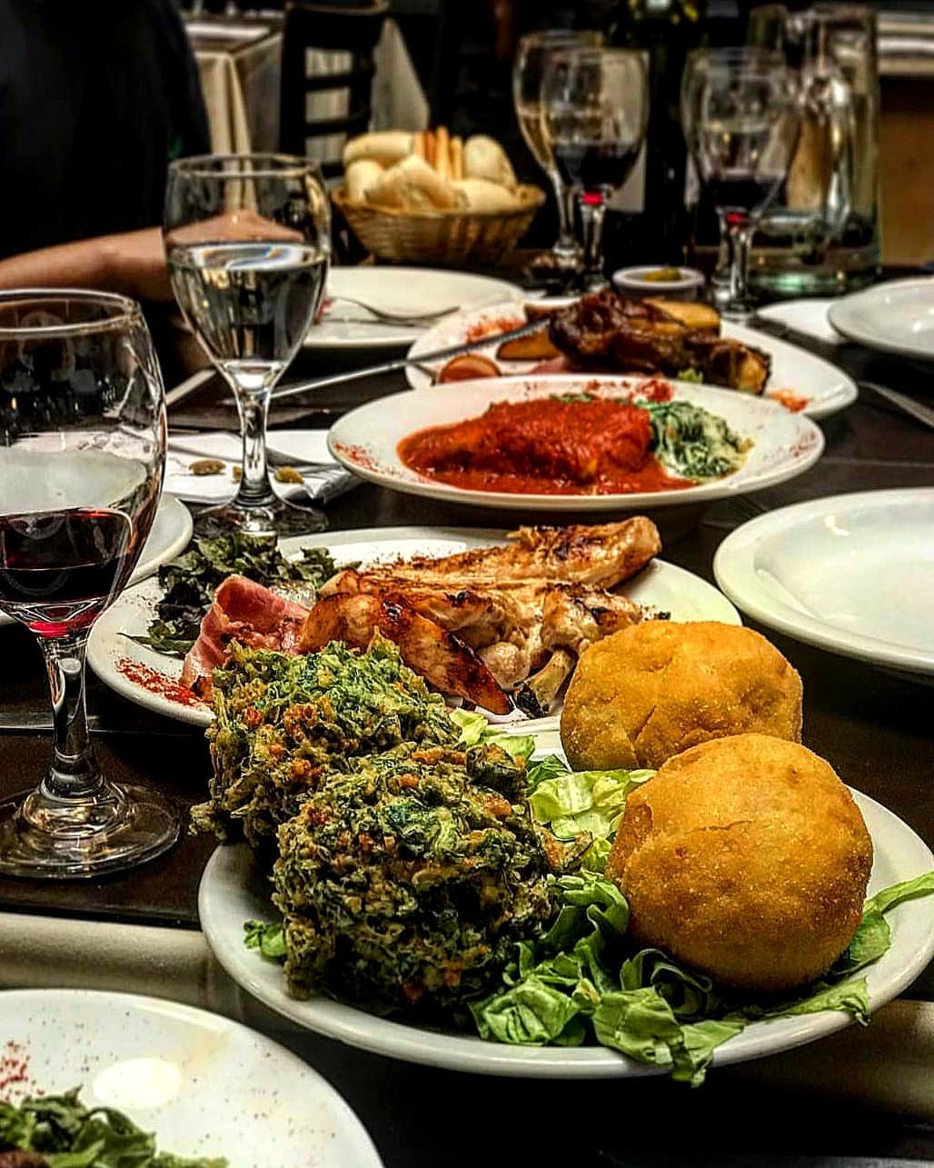 #Repost @tastylicious_hk
• • • • •
First meal in #argentina 💜 croquette with cheese and ham, grilled steak and chicken, accompanied with a bottle of red wine what can you ask for ?
.
.
.
… #travelblogger #artofvisual #hkfood #foodpic #instafood...