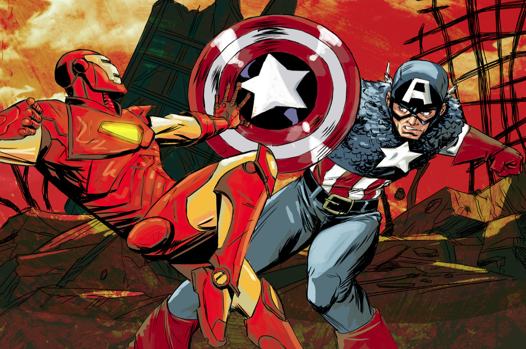 xombiedirge:  Classic Marvel Vs. by Sanford Greene 