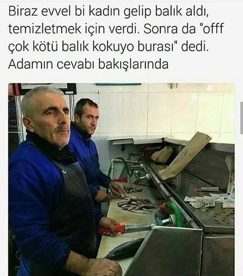 Biraz evvel bi kadın gelip...