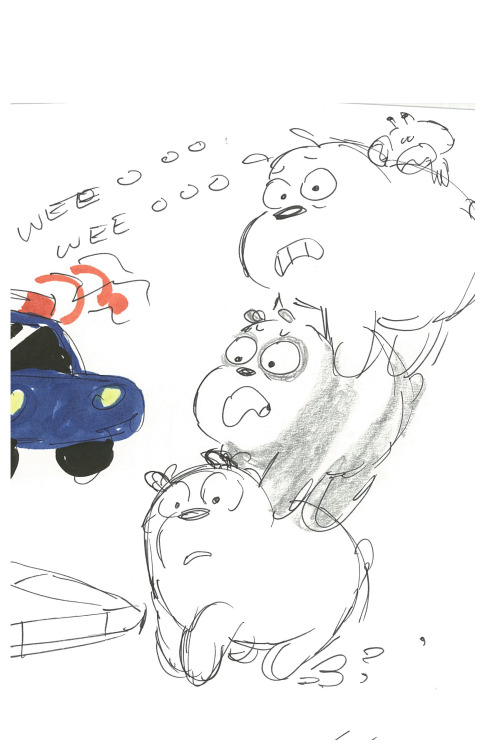 wedrawbears:  Captain Craboo development drawings part 2 