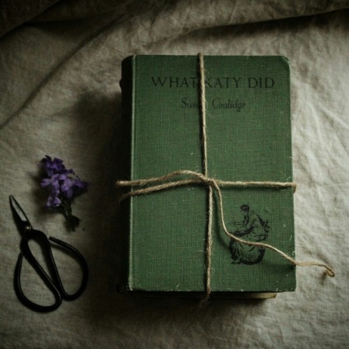 oldfarmhouse: Old leather bound book and twine Just because i care gift