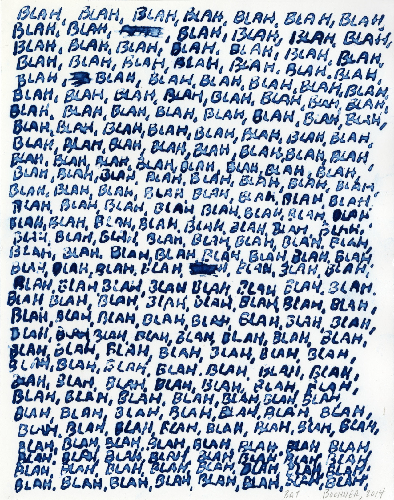 artsy:  “To claim that language offers a direct connection to the artist’s ideas