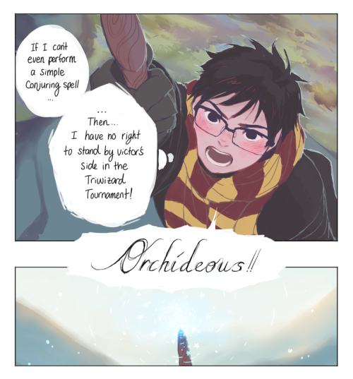 And That Was How Young Wizard Yuuri (13) Met His Durmstrang Idol Victor (17), Who Still Managed To Throw