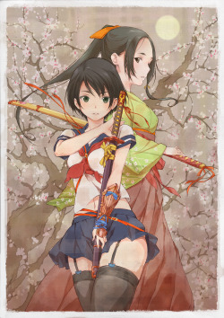 「月と花」/「hosoi_m」のイラスト [pixiv]