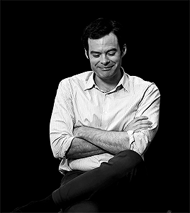 feministjamesransone:Bill Hader (not) being high for 10 minutes straight (x)