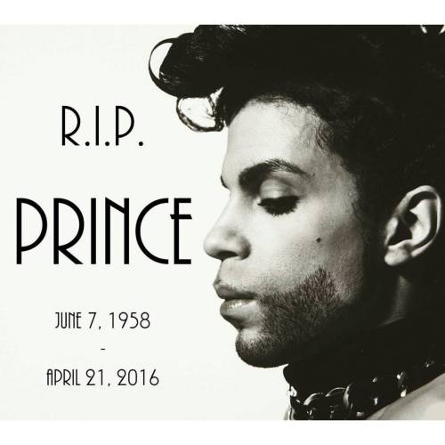R.I.P. Prince 😢