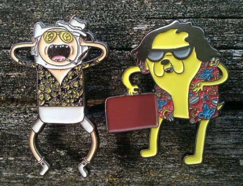 steam-cream:  jordandene:  fear and loathing x adventure time  Need these noooow