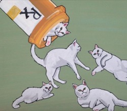 keepcalmandcarrion-:  Cats are the best medicine