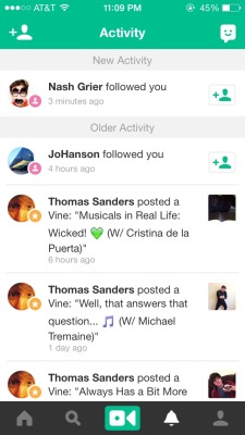 thatonesingingguy:  Okay, so for some reason like 30 people on vine are following and what’s confusing about them is that most of them have at least 10k followers and I haven’t posted one thing on there. But here is where it gets fucking ridiculous.