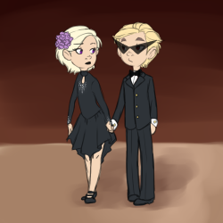 wolfpainters:  AU in which bro signs little Dave up for dancing lessons for the irony, but Dave is unironically good at it.Dave Strider met Rose Lalonde when they were forced to be each others dance partner. As time passed they became one of the best