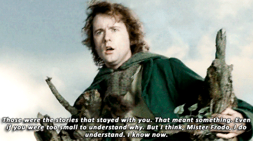 Our Favorites: [Day 15/24] Elises Favorite Quote (Lord Of The Rings) I Cant Do This, Sam. I Know. Its