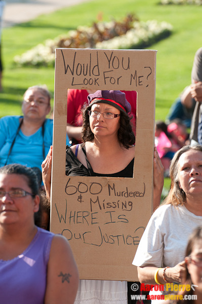 aaron2point0: Rosanna Deerchild. I shot this prior to the RCMP revising the number MMIW from 600 to 1186 