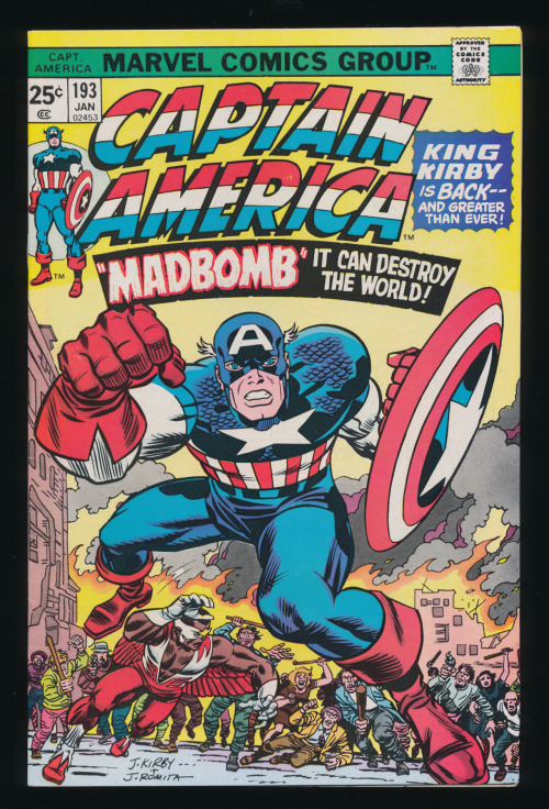 kirbycovers:
“ Captain America #193
(Jan. 1976)
”